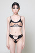 WEST Dark Half Moon Cut-Out Mesh G-String